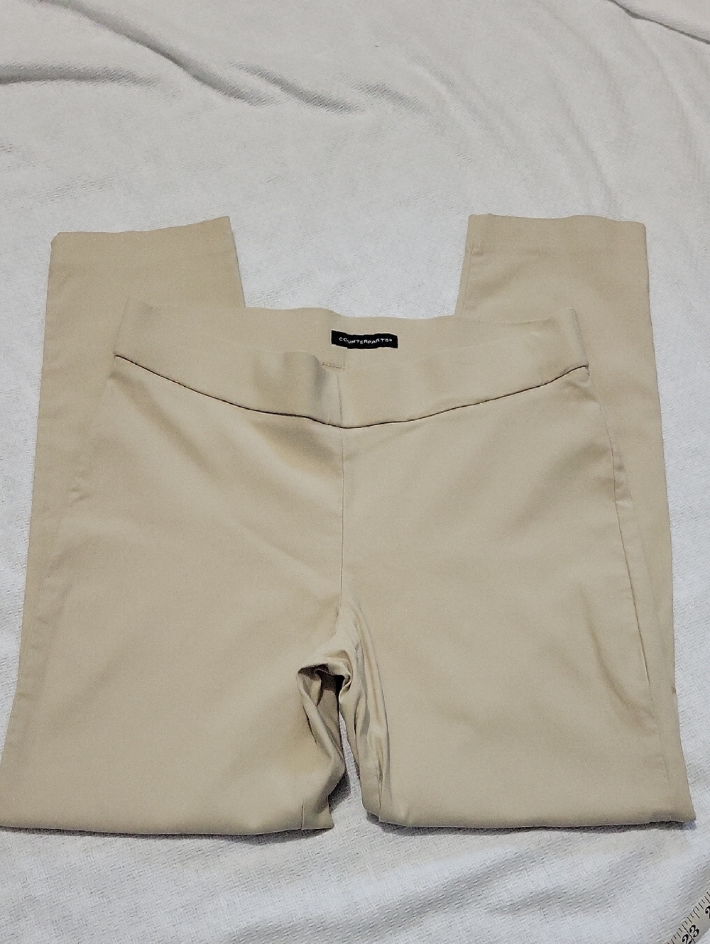 Counterparts Beige Stretch Pants Slacks Petite Medium